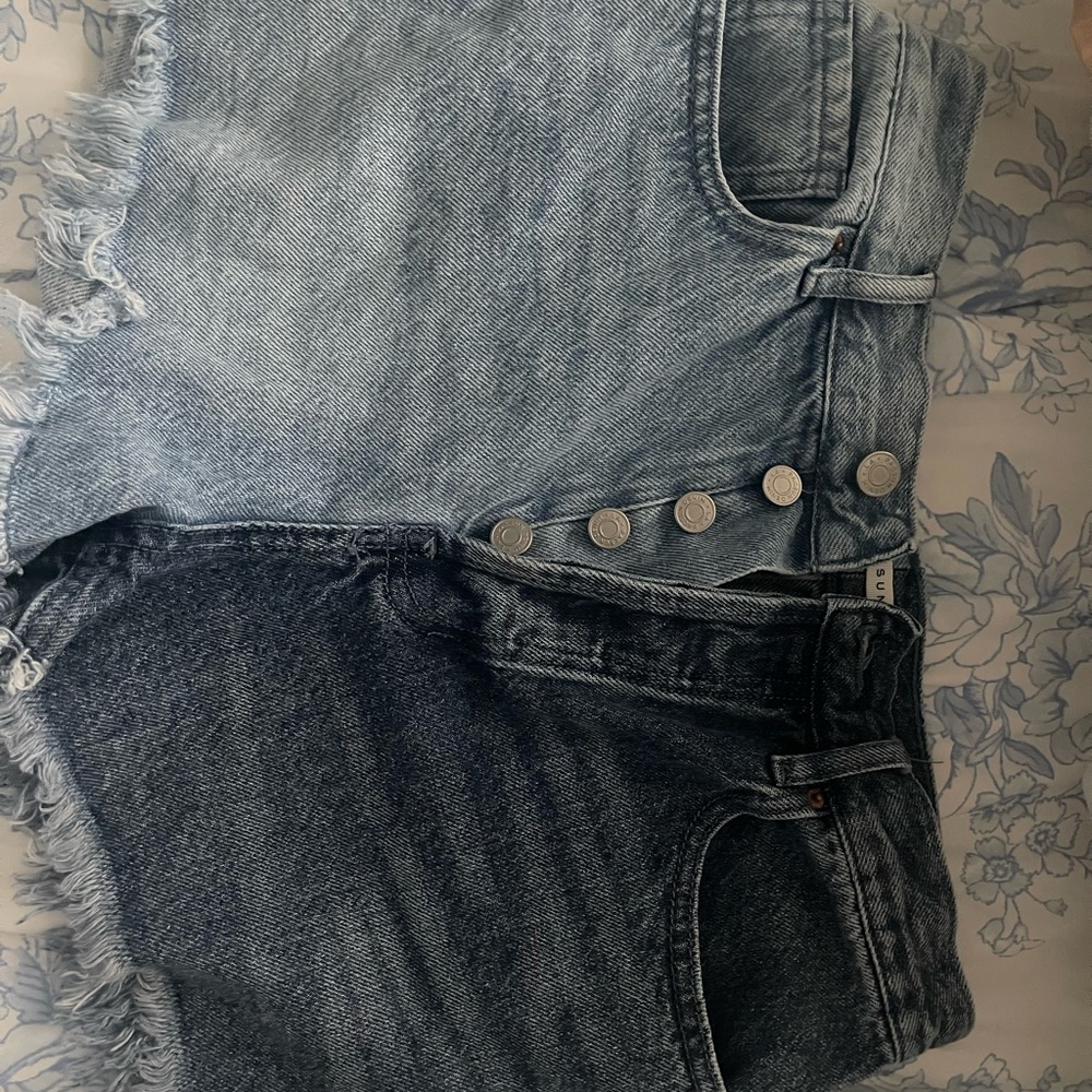 Two-Tone Denim PacSun Shorts